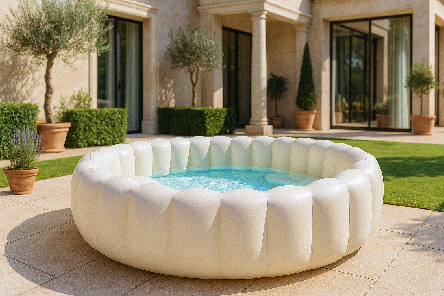 vorher / nachher skinny dip aufblasbare Design Pools für Erwachsene
