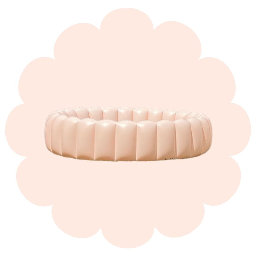 Design Luxe Lounger Pool - Aufblasbar in peach