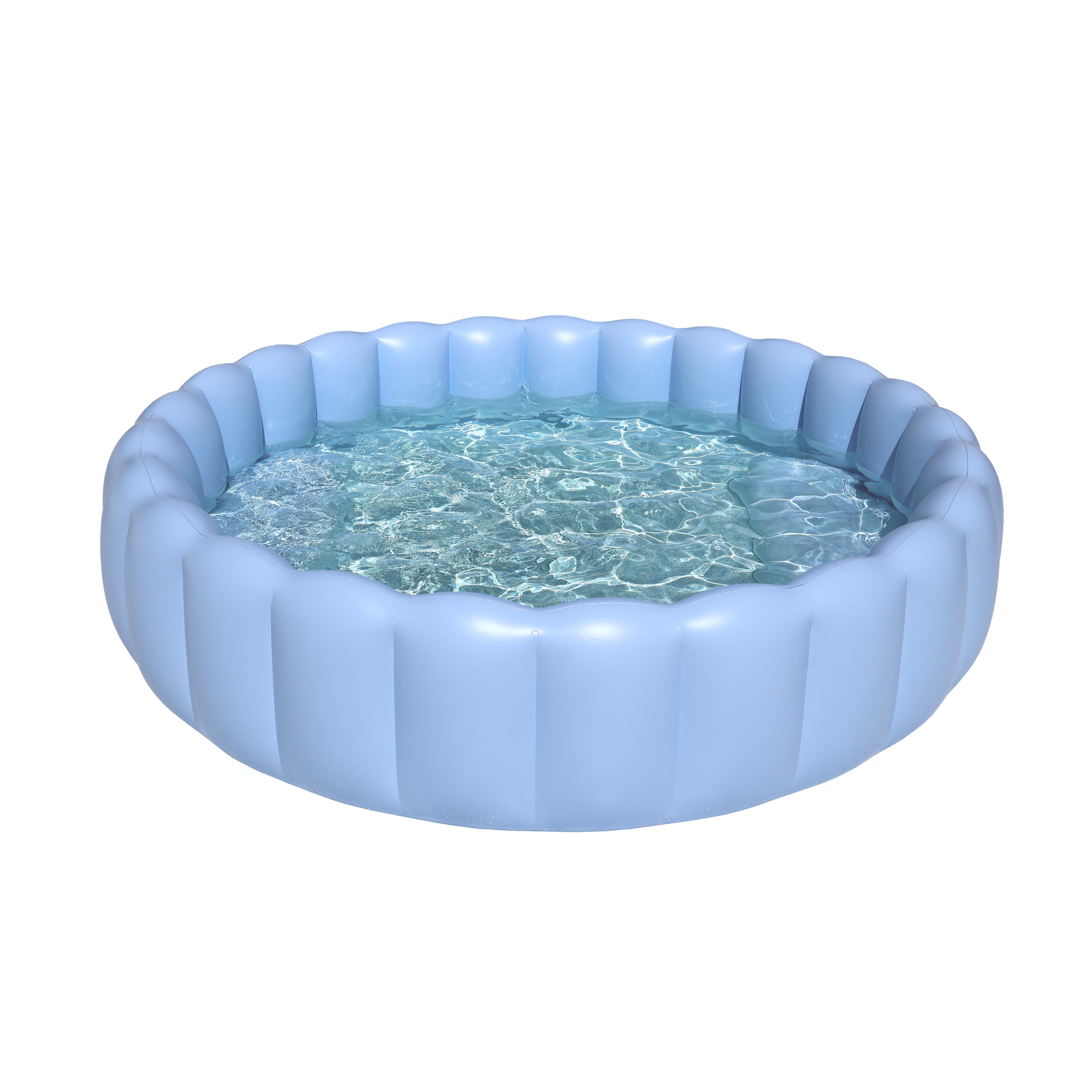 Aufblasbarer Design Pool für Erwachsene - hellblau 