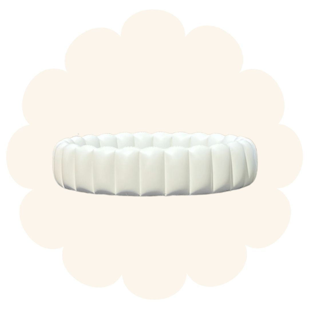 Design Luxe Lounger Pool - Aufblasbar in ivory
